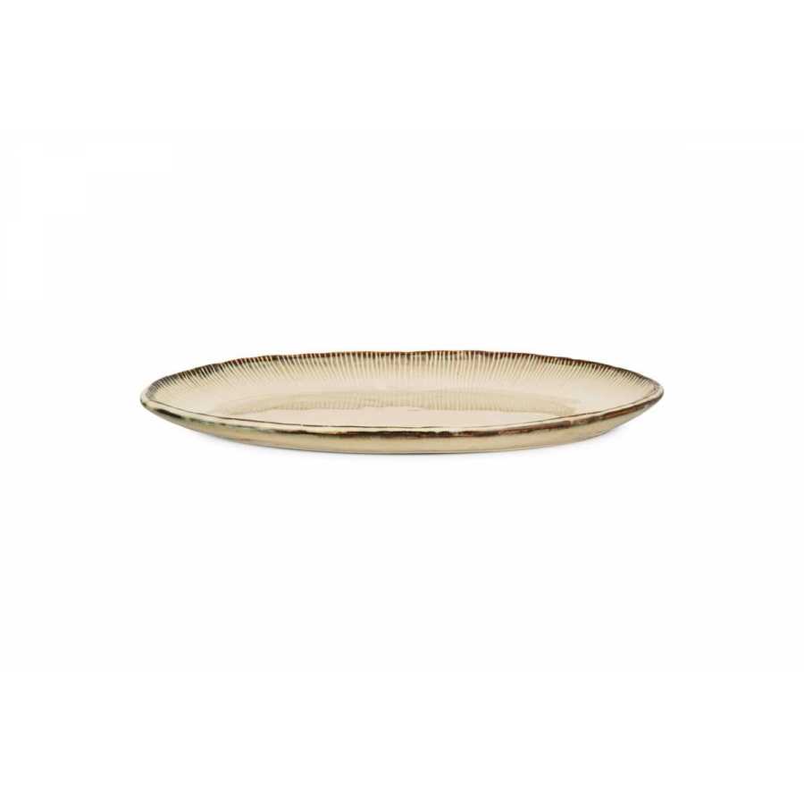 Nkuku Malia Large Oval Platter - Cream