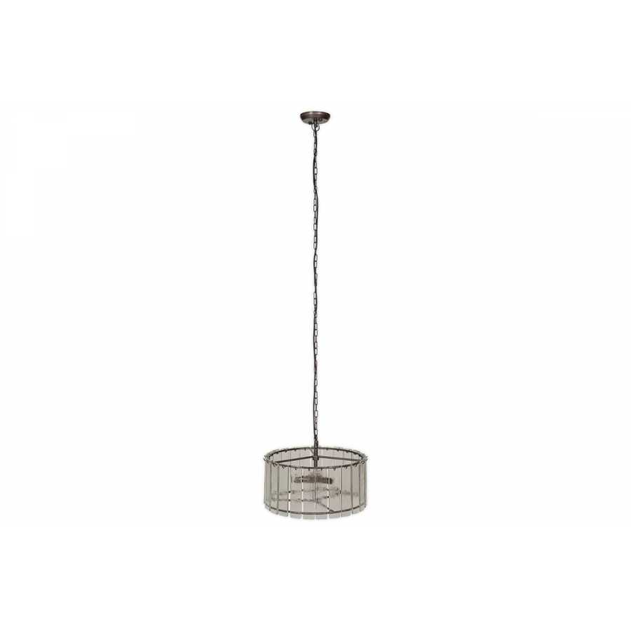 Nauka Statement Pendant - Aged Bronze & Clear Nkuku Nauka Statement Pendant - Aged Bronze & Clear