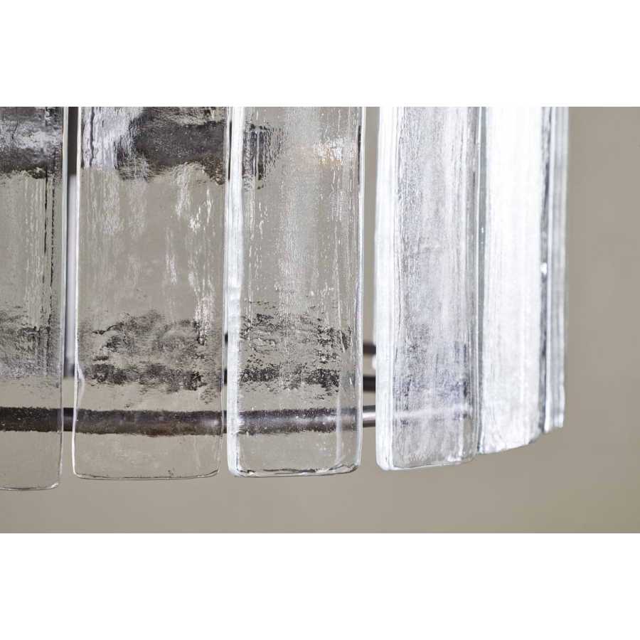 Nauka Statement Pendant - Aged Bronze & Clear Nkuku Nauka Statement Pendant - Aged Bronze & Clear