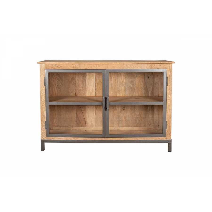Nkuku Nirvi Mango Wood & Iron Sideboard - Black
