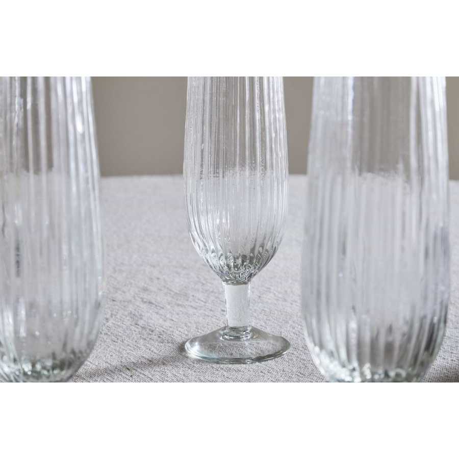 Nkuku Otuba Champagne Flute - Clear (Set of 4)