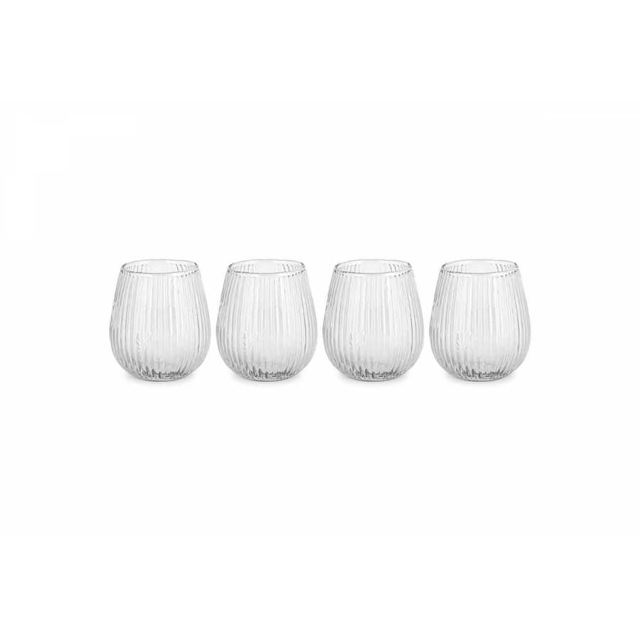 Nkuku Otuba Tumbler - Clear (Set of 4)