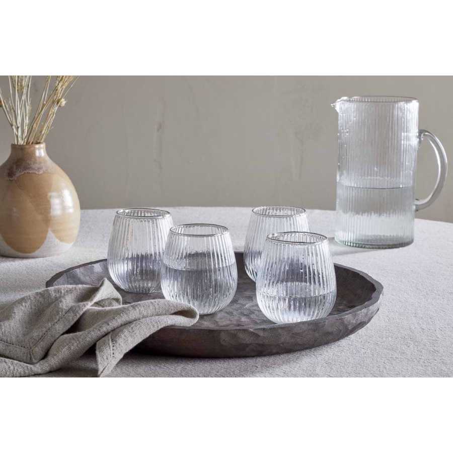 Nkuku Otuba Tumbler - Clear (Set of 4)