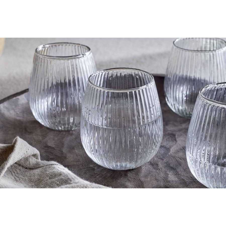 Nkuku Otuba Tumbler - Clear (Set of 4)