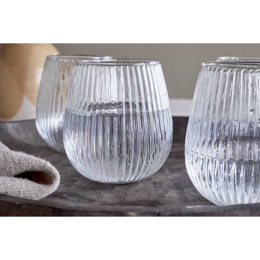 Nkuku Otuba Tumbler - Clear (Set of 4)