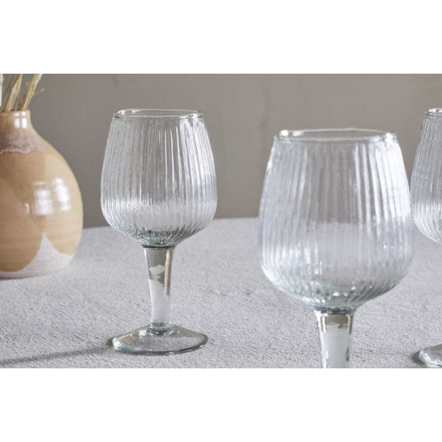 Nkuku Otuba Wine Glass - Clear (Set of 4)