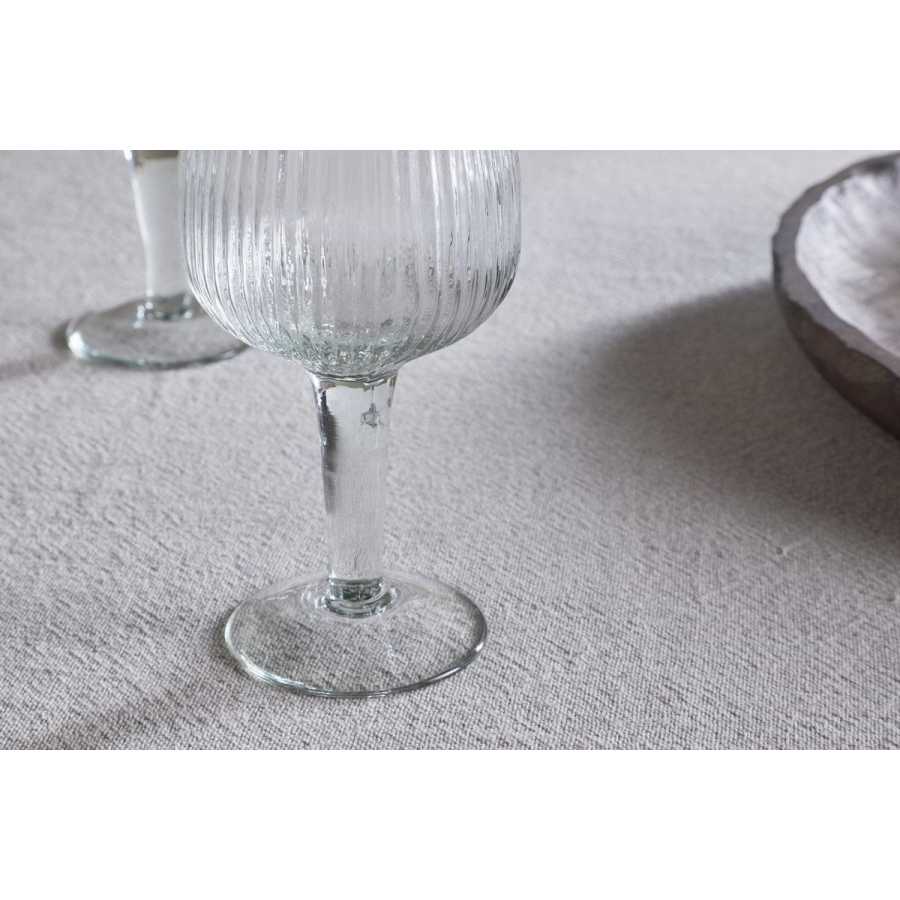 Nkuku Otuba Wine Glass - Clear (Set of 4)