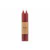 Nkuku Rustic Soy Blend Dinner Candle - Dark Cherry (Set of 2)