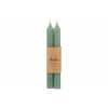 Nkuku Rustic Soy Blend Dinner Candle - Sage Green (Set of 2)