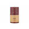 Nkuku Rustic Soy Blend Pillar Candle - Dark Cherry - Large
