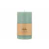 Nkuku Rustic Soy Blend Pillar Candle - Sage Green - Large