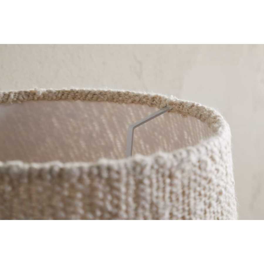 Nkuku Sakiti BouclÃ© Lampshade - Off White