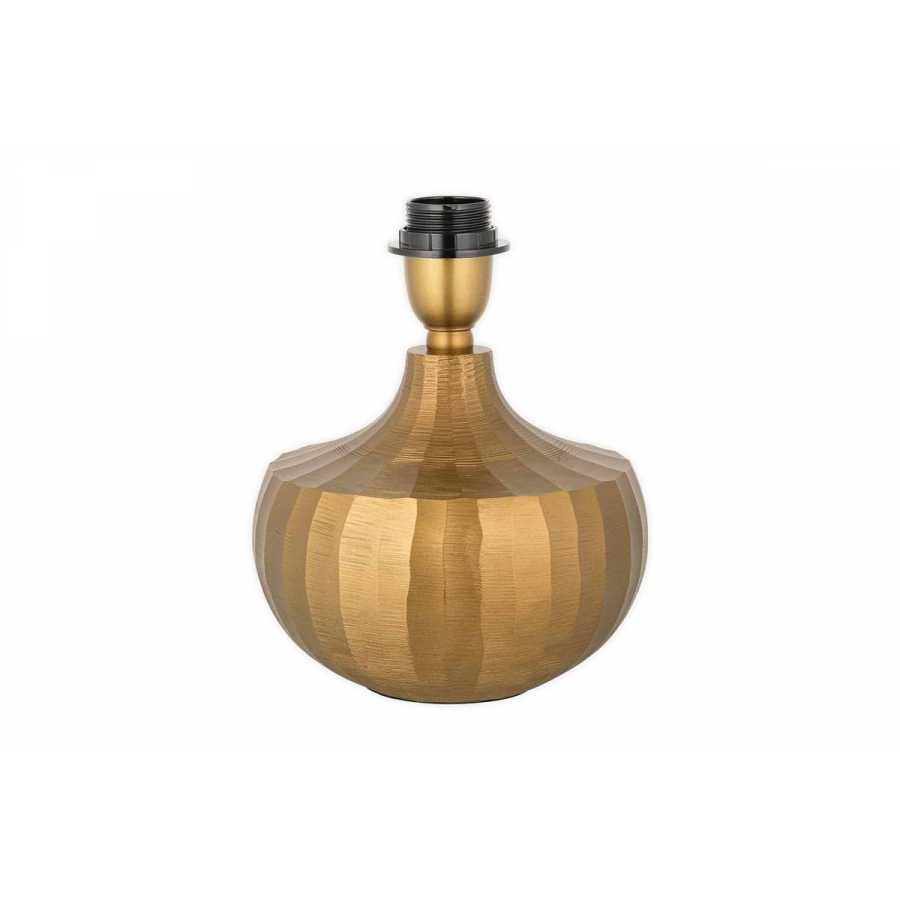 Nkuku Sakiti Cast Aluminium Table Lamp - Antique Brass