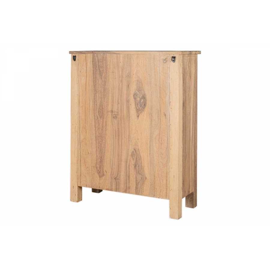 Nkuku Shanthi Reclaimed Wood Wine Rack - Natural