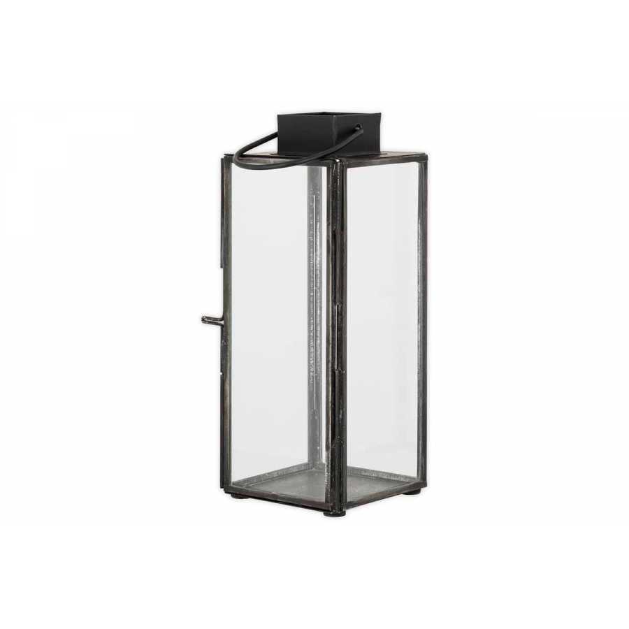 Nkuku Sia Mini Table Lantern - Black