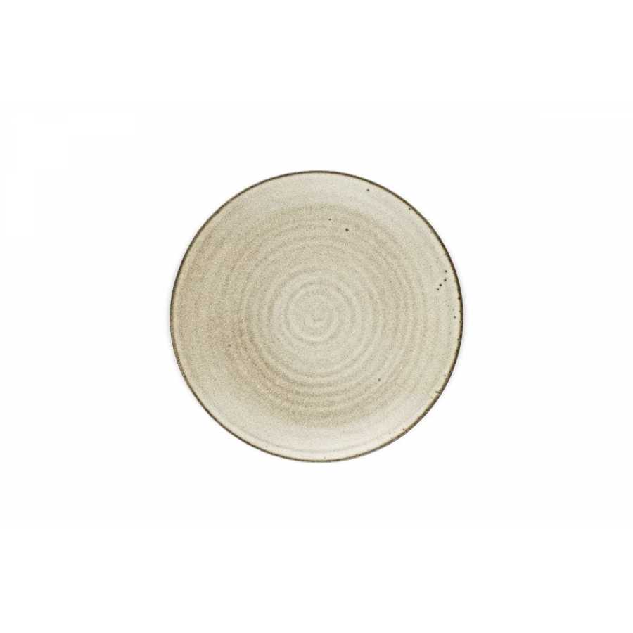 Nkuku Valinha Earthenware Dinnerware Set - Grey  (Set of 12)