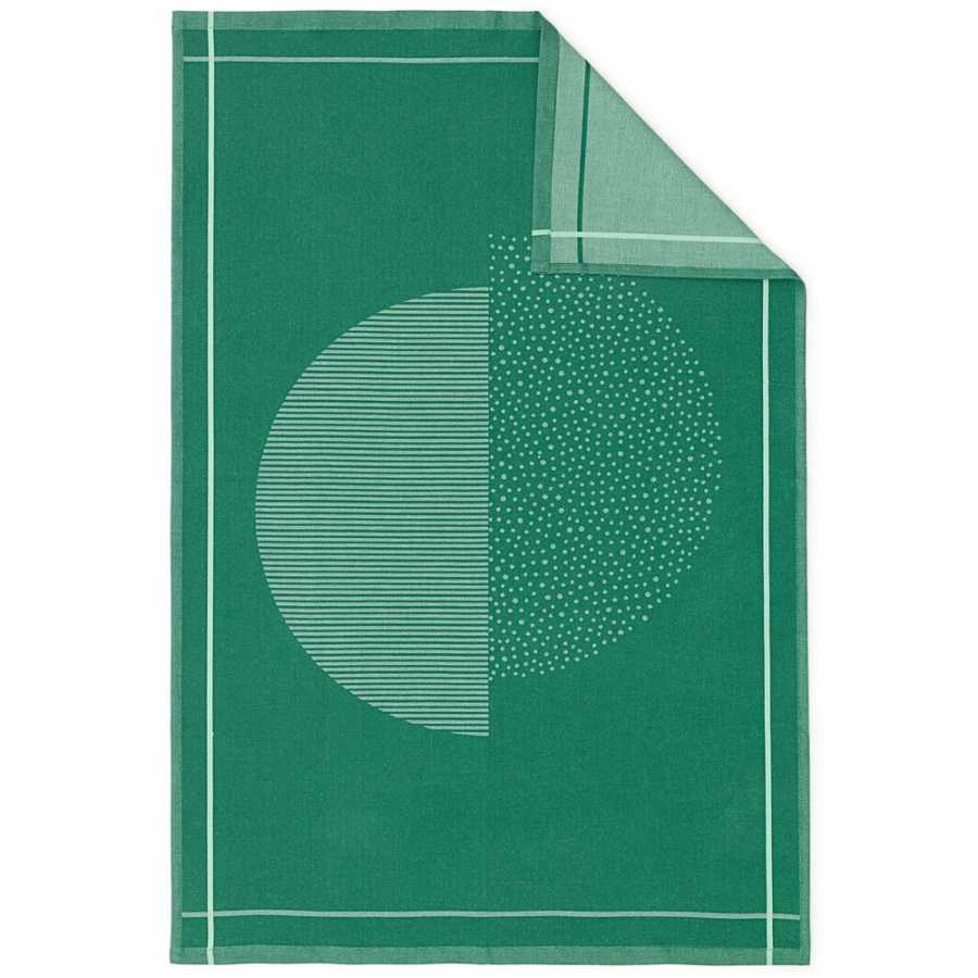 Normann Copenhagen Illusion Tea Towel - Green
