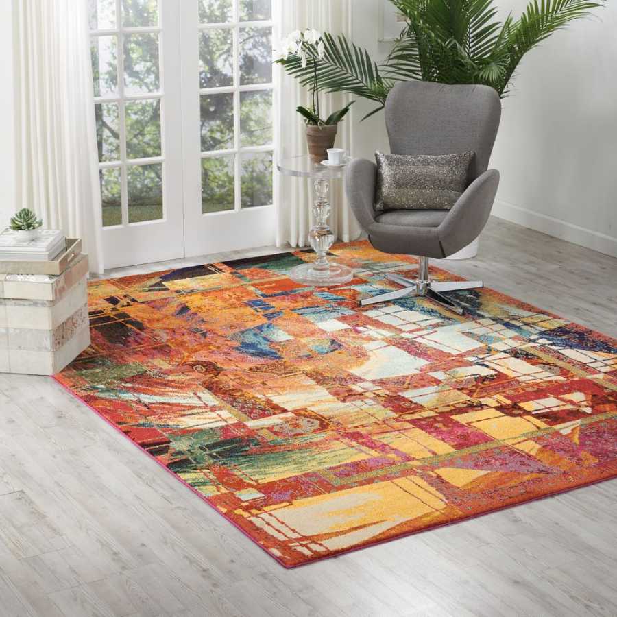 Nourison Celestial CES06 Rug - Stained Glass