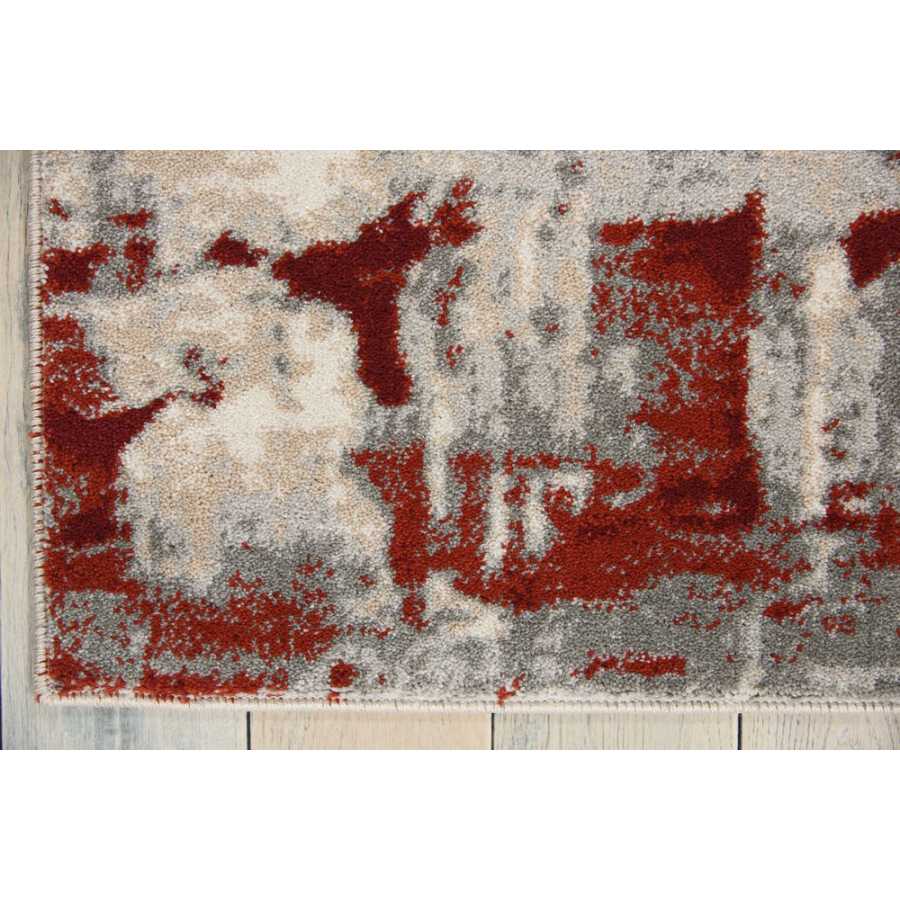 Nourison Maxell MAE14 Rug - Ivory & Red