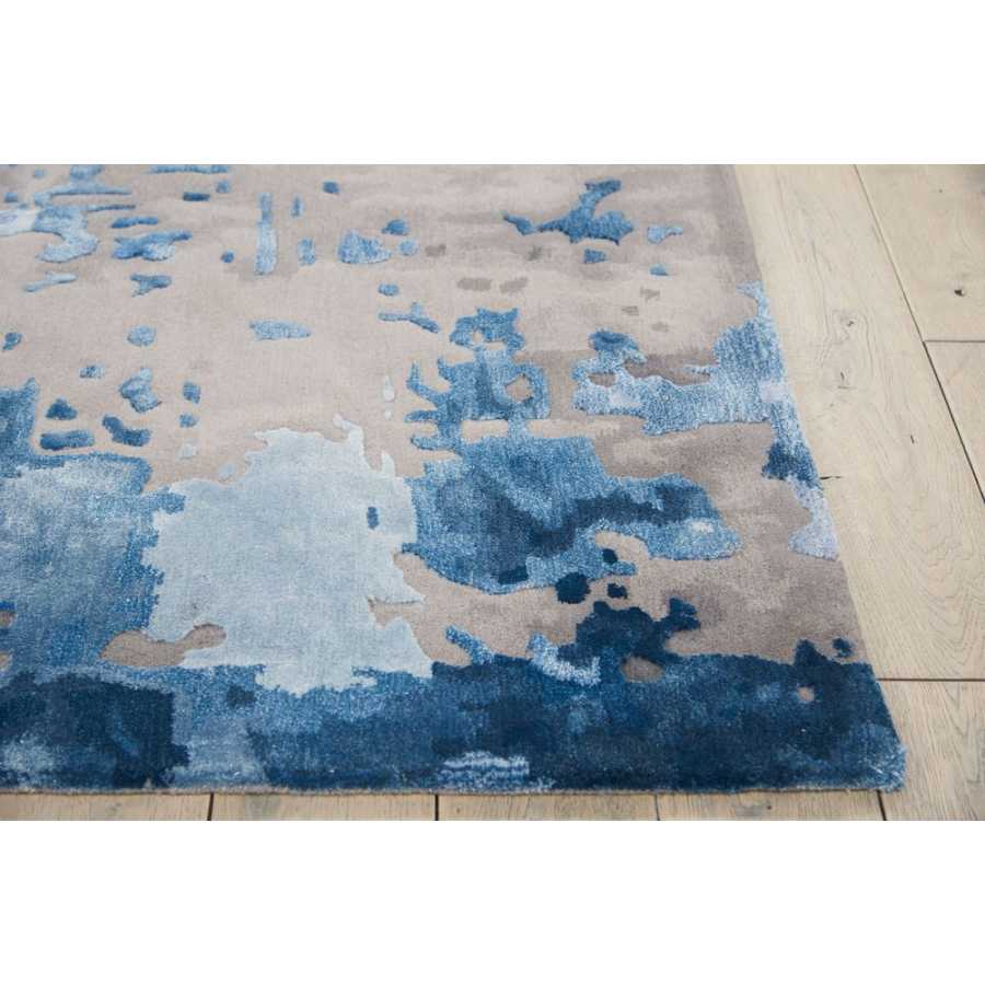 Nourison Prismatic PRS10 Rug - Blue & Grey