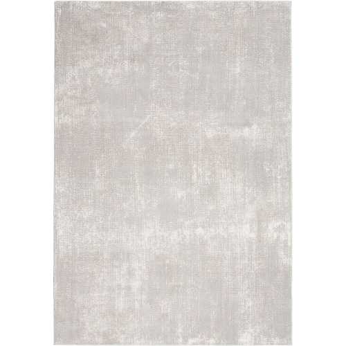 Nourison Silky Textures SLY01 Rug - Ivory & Grey