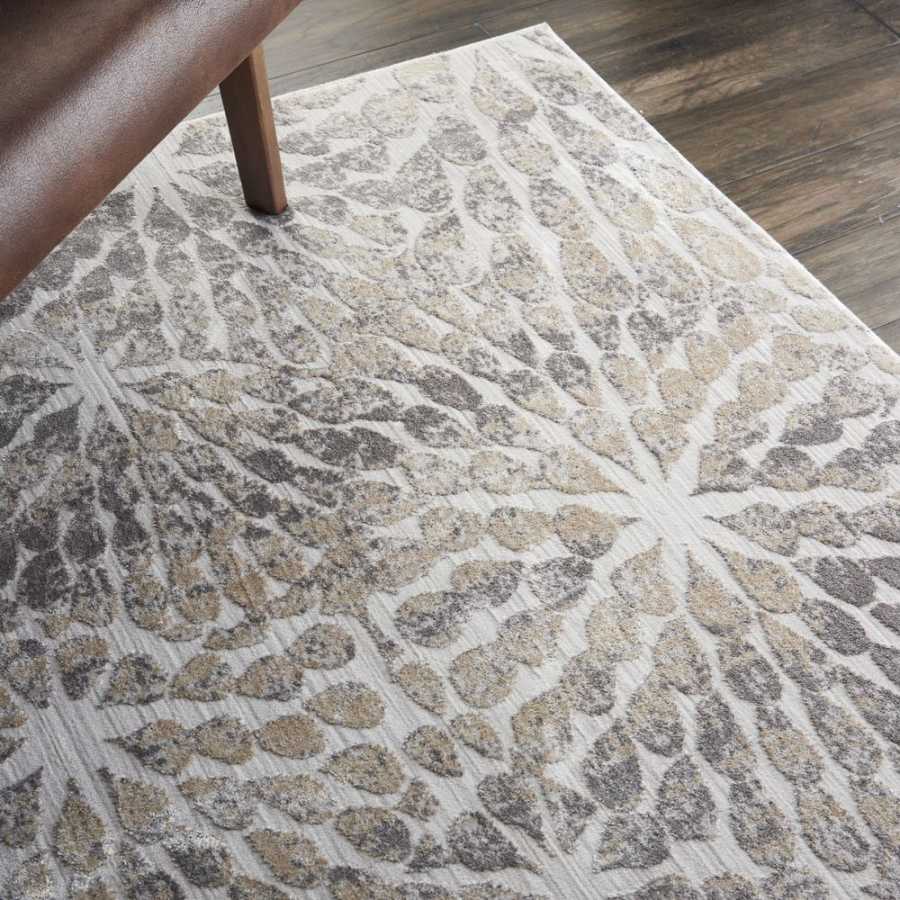 Nourison Silky Textures SLY07 Rug - Ivory & Beige