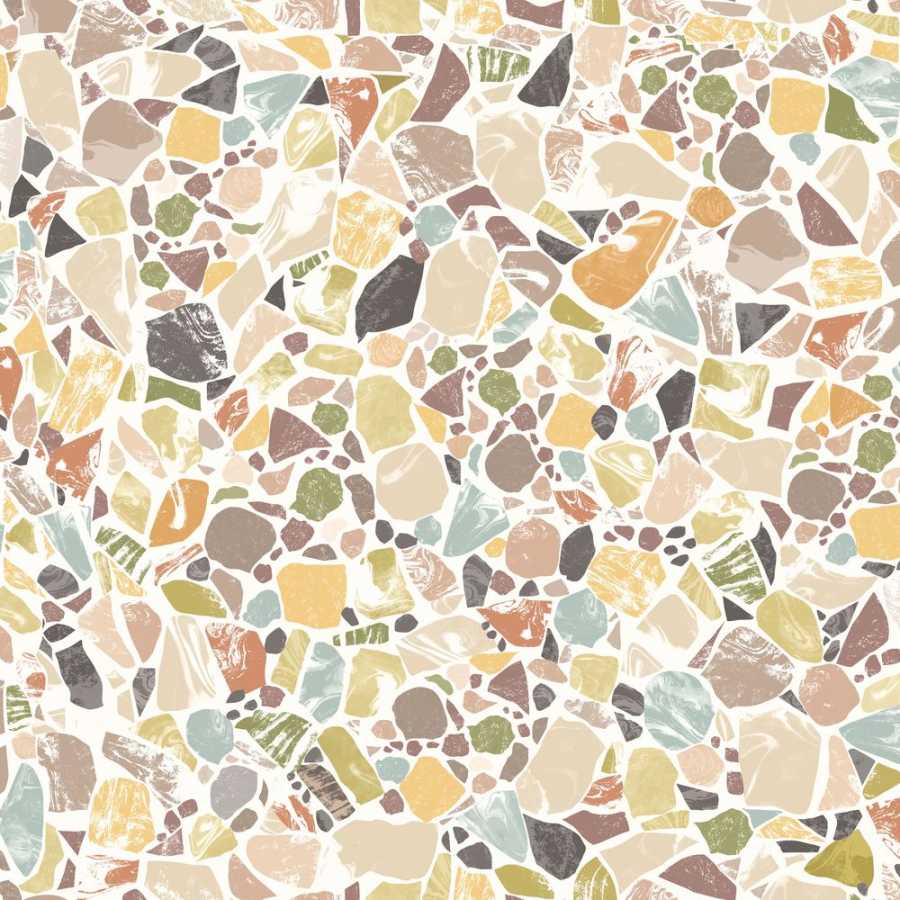 Ohpopsi Abstract Fragments ABS50114W Wallpaper - Fossil & Sage