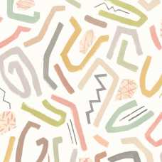 Ohpopsi Abstract Squiggle ABS50124W Wallpaper - Laurel & Sand