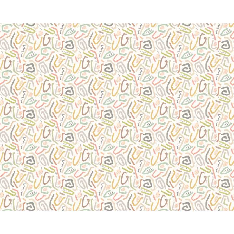 Ohpopsi Abstract Squiggle ABS50124W Wallpaper - Laurel & Sand