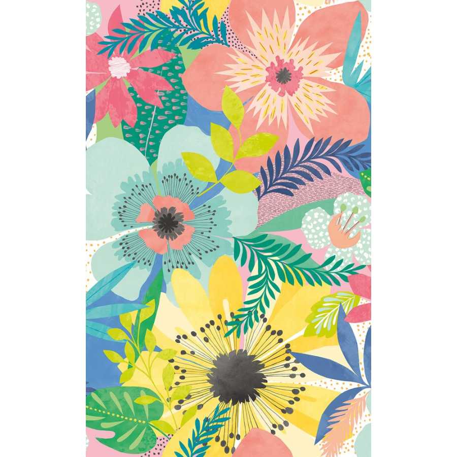 Ohpopsi Concept Floral Riot CEP50103W Wallpaper - Citrus