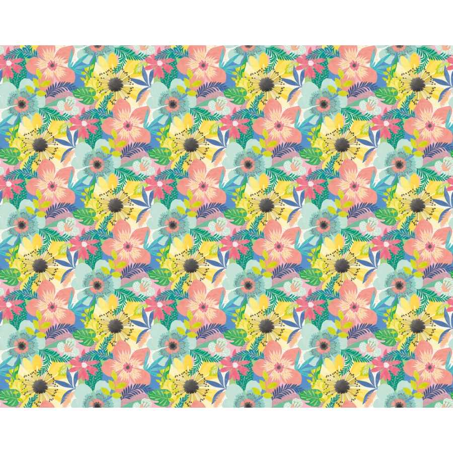 Ohpopsi Concept Floral Riot CEP50103W Wallpaper - Citrus