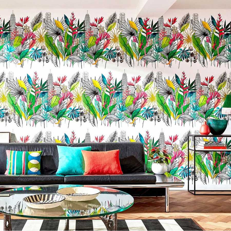 Ohpopsi Concept Urban Tropic CEP50107W Wallpaper - Tropical Bright