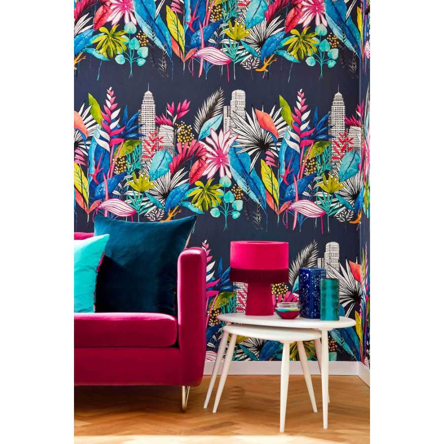 Ohpopsi Concept Urban Tropic CEP50110W Wallpaper - Midnight