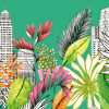 Ohpopsi Concept Urban Tropic CEP50111W Wallpaper - Emerald