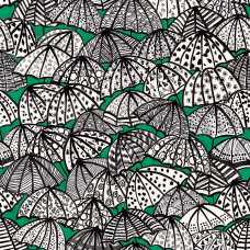 Ohpopsi Concept Jolly Brollies CEP50114W Wallpaper - Jade