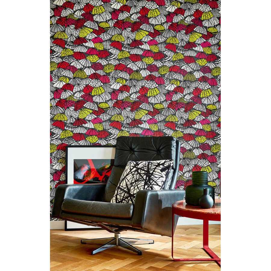 Ohpopsi Concept Jolly Brollies CEP50116W Wallpaper - Cherry