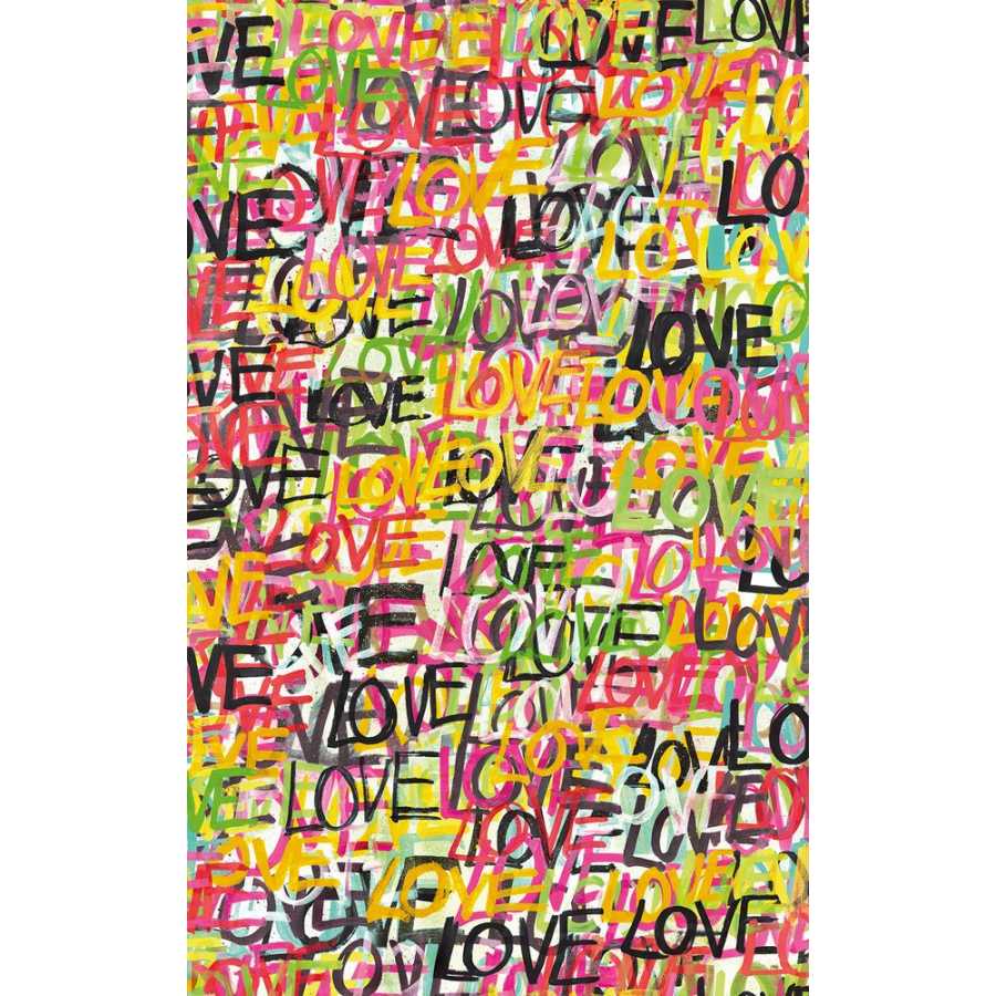 Ohpopsi Concept Love Scribble CEP50119W Wallpaper - Multi Riot