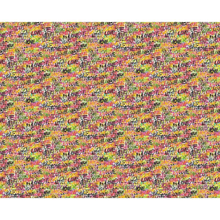 Ohpopsi Concept Love Scribble CEP50119W Wallpaper - Multi Riot