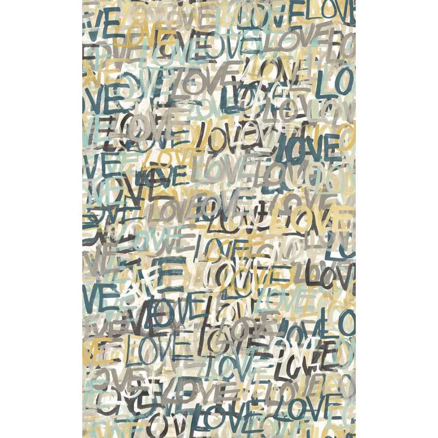 Ohpopsi Concept Love Scribble CEP50121W Wallpaper - Polished Cement