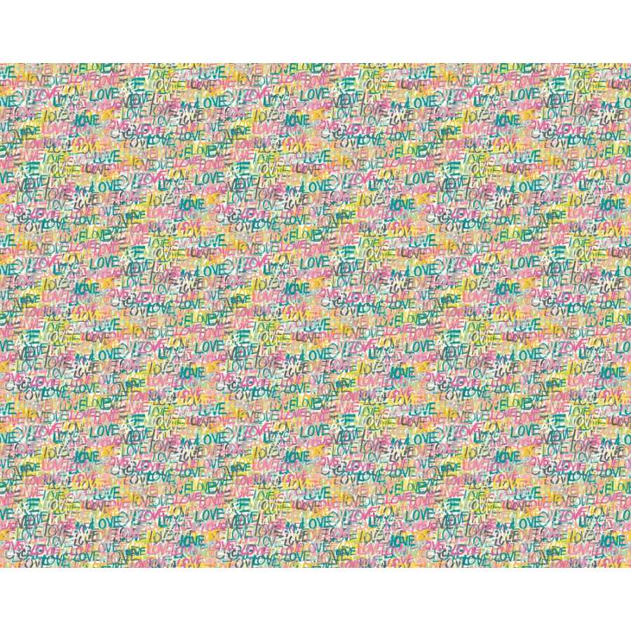 Ohpopsi Concept Love Scribble CEP50122W Wallpaper - Pastel Pop