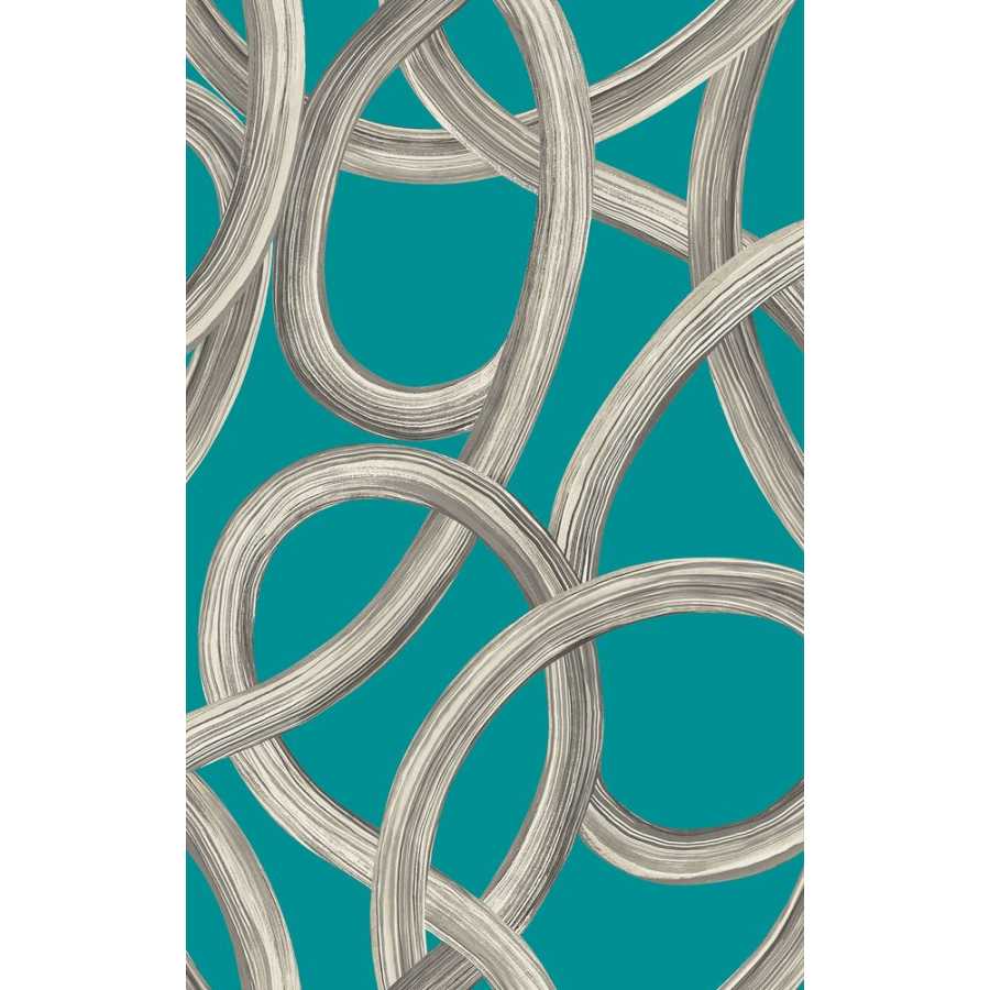 Ohpopsi Concept Twisted Geo CEP50124W Wallpaper - Turquoise