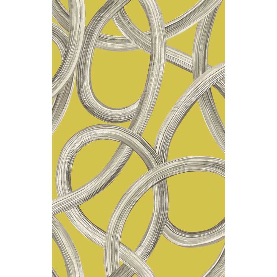 Ohpopsi Concept Twisted Geo CEP50125W Wallpaper - Chartreuse