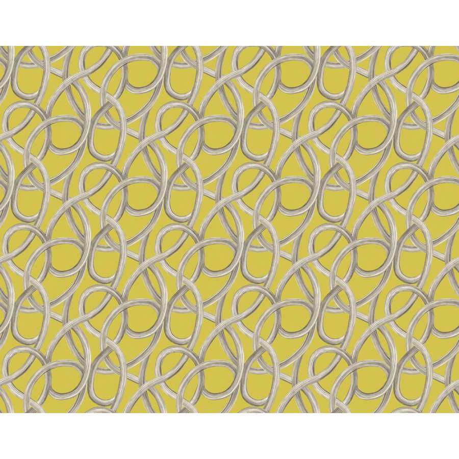 Ohpopsi Concept Twisted Geo CEP50125W Wallpaper - Chartreuse