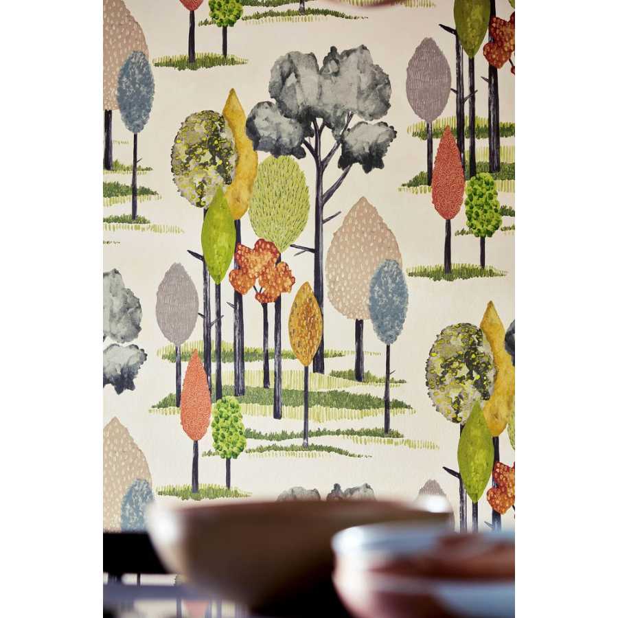 Ohpopsi Concept Tall Trees CEP50135W Wallpaper - Olive