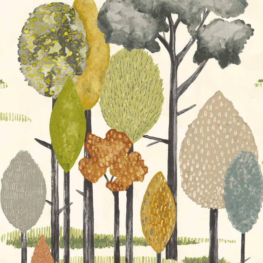 Ohpopsi Concept Tall Trees CEP50135W Wallpaper - Olive