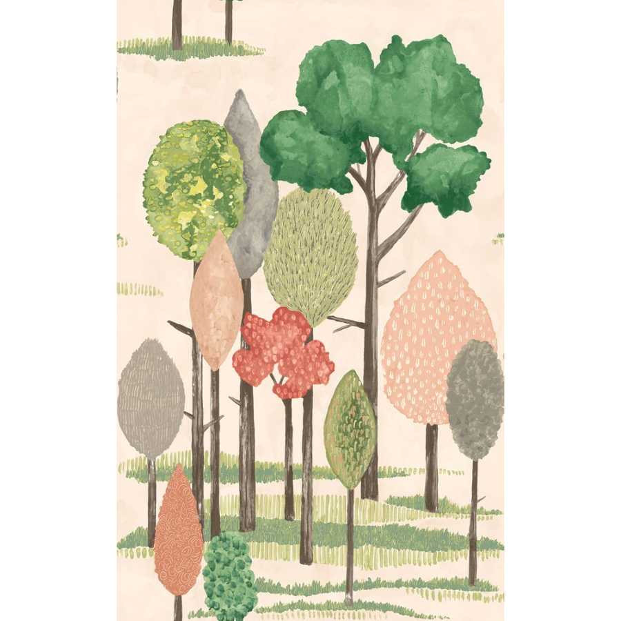 Ohpopsi Concept Tall Trees CEP50136W Wallpaper - Powder Puff