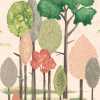 Ohpopsi Concept Tall Trees CEP50136W Wallpaper - Powder Puff
