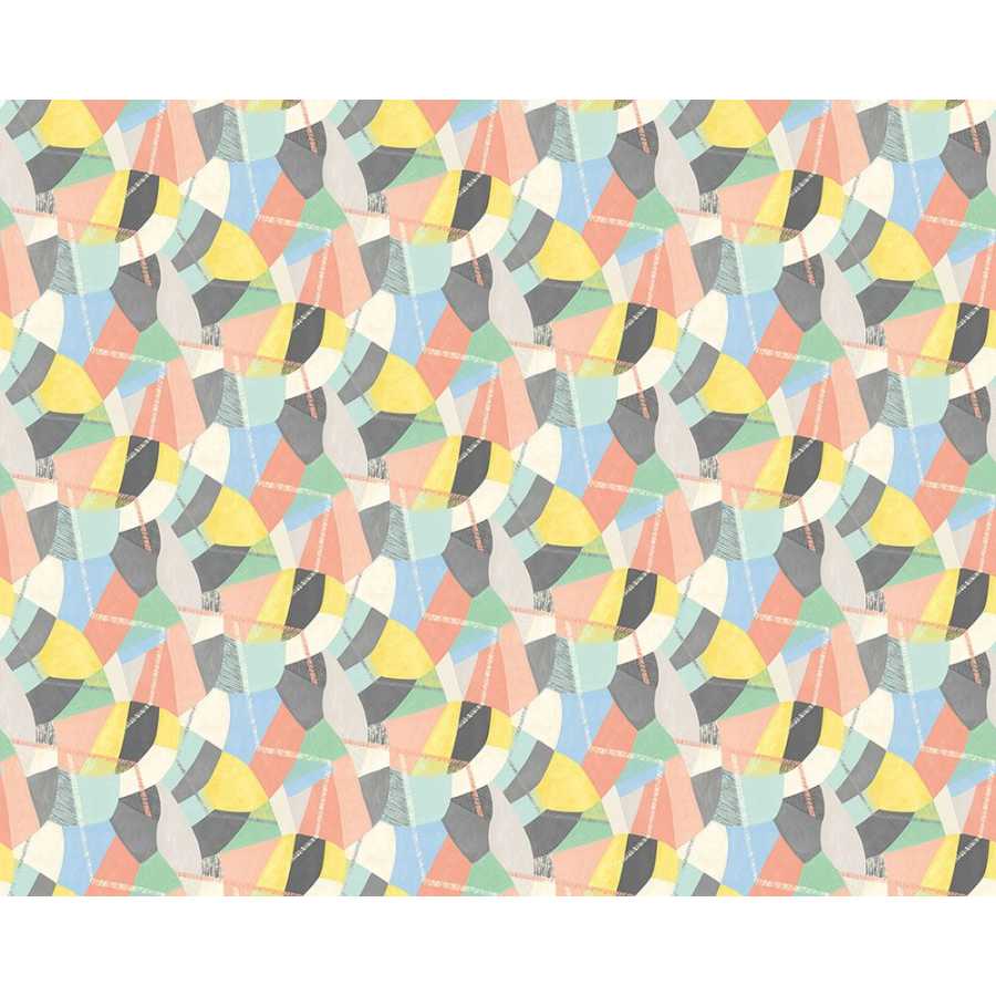 Ohpopsi Grafik Abstract Geo GRA50104W Wallpaper - Pastel Pop
