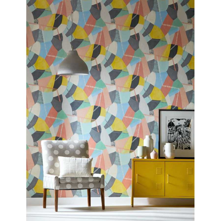 Ohpopsi Grafik Abstract Geo GRA50105W Wallpaper - Jade Riot