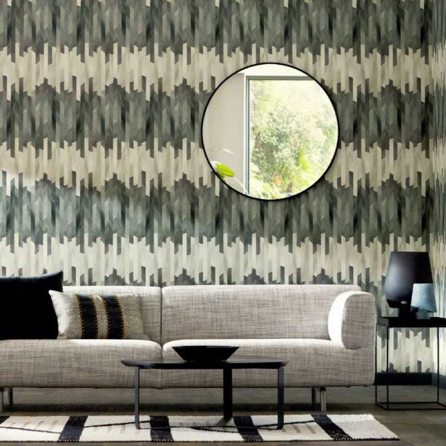 Ohpopsi Grafik Strata GRA50113W Wallpaper - Obsidian